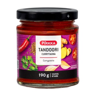 Pirkka tandoori currytahna 190g