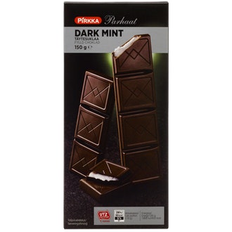 Pirkka Parhaat Dark Mint täytesuklaa 150g UTZ