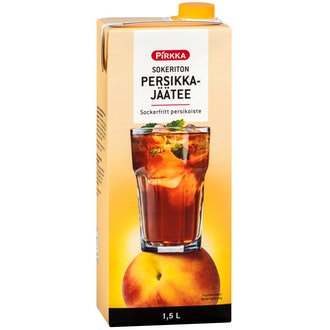 Pirkka sokeriton persikkajäätee 1,5l