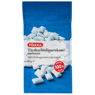 Pirkka täysksylitolipurukumi piparminttu 25g