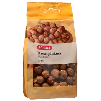 Pirkka hasselpähkinä 150g