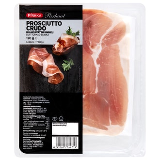 Pirkka Parhaat Prosciutto Crudo ilmakuivattu kinkku 120g