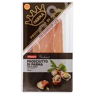 Pirkka Parhaat Prosciutto di Parma Parman kinkku 70g