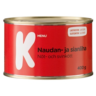 K-Menu naudan- ja sianliha 400g