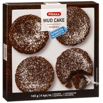 Pirkka mud cake 4kpl/160g laktoositon pakaste