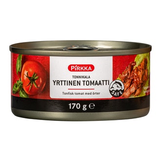 Pirkka tonnikala yrttinen tomaatti 170g