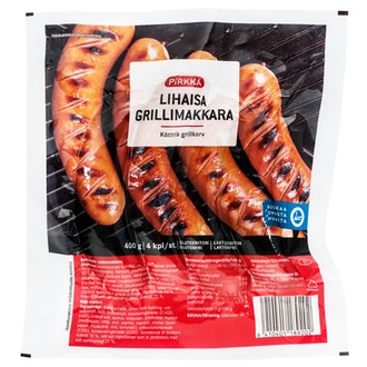 Pirkka lihaisa grillimakkara 400g