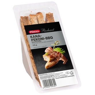 Pirkka Parhaat kana-pekoni-bbq kolmioleipä 175g
