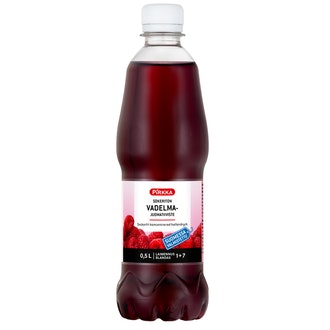 Pirkka vadelmajuomatiiviste 0,5l sokeriton