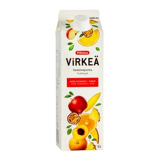 Pirkka Virkeä hedelmäjuoma ACDE-vitamiinit + sinkki 1l