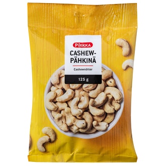 Pirkka cashewpähkinä 125g