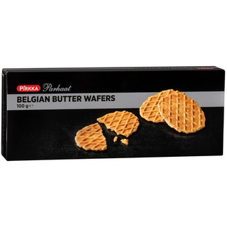 Pirkka Parhaat Belgian butter wafers 100g