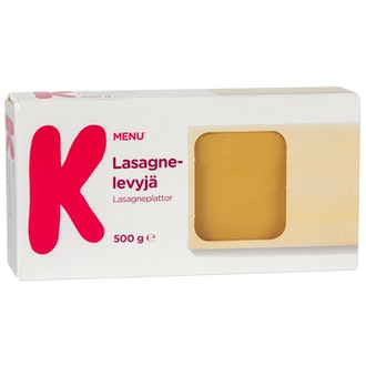 K-Menu lasagnelevyjä 500g