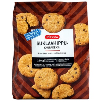 Pirkka suklaahippukaurakeksi 220g