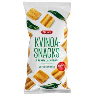 Pirkka kvinoa snack 70g creamy jalapeno