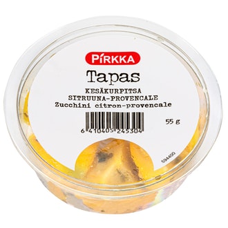 Pirkka Tapas kesäkurpitsa sitruuna-provencale 55g