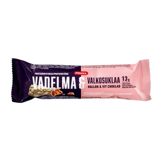 Pirkka Proteiinipatukka Vadelma - Valkosuklaa 45g
