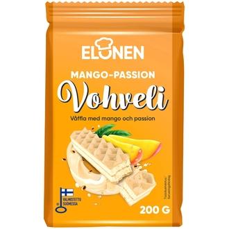 Elonen mango-passion vohveli 200g kuorruttamaton vohveli mangon ja passionin makuisella täytteellä