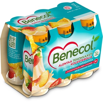 Benecol aurinkoinen jogurttitehojuoma 6x65 ml