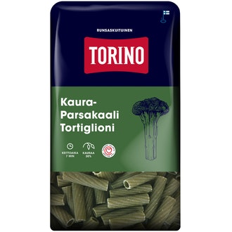 Torino kaura-parsakaalipasta - tortiglioni 400g