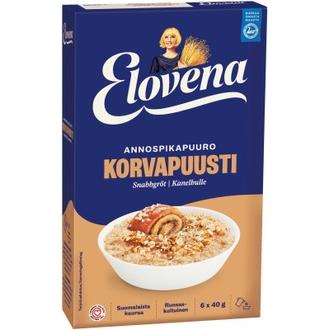 Elovena 240g korvapuustinmakuinen annospikapuuro