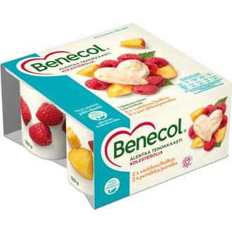 Benecol jogurtti 4x120g vadelma&persikka