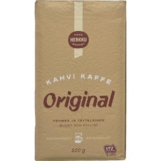 Herkku Original suodatinjauhettu kahvi UTZ 500 g