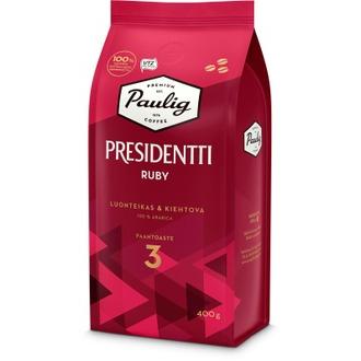 Paulig Presidentti Ruby kahvi kahvipapu 400g