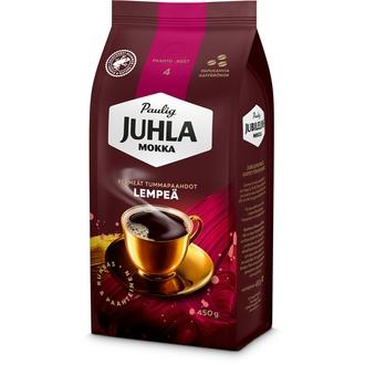 Paulig Juhla Mokka Lempeä kahvi kahvipapu 450g