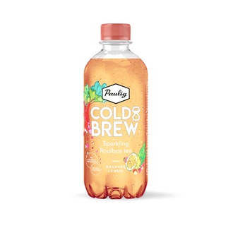 Paulig Cold Brew sparkling Rooibos tea Rhubarb-lemon 0,4l