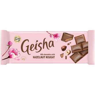 Fazer Geisha hasselpähkinänougat suklaalevy 100g