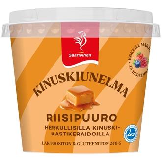 Saarioinen Kinuskiunelma riisipuuro, riisipuuro kinuskikastikkeella 240 g