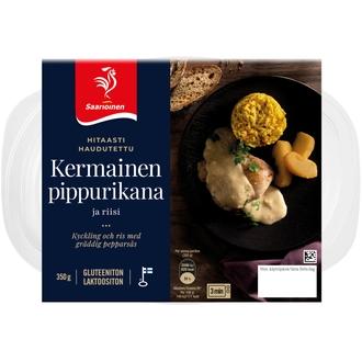 Saarioinen Kermainen pippurikana ja riisi 350g