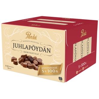 Panda Juhlapöydän suklaakonvehti 5x300g