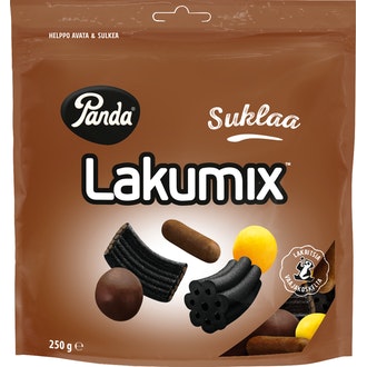 PANDA LakuMix Suklaa lakritsisekoitus 250g