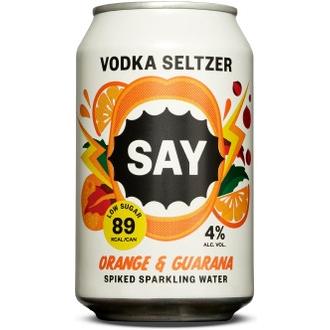 SAY Orange-Guarana Seltzer 4% 33 cl