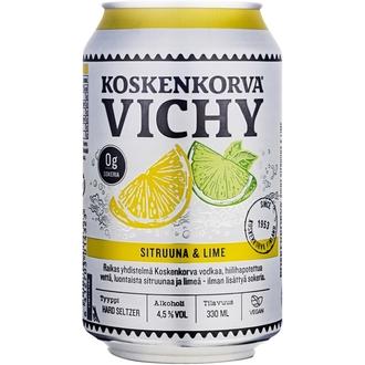 Koskenkorva Vichy Sitruuna-Lime 4,5% 33cl