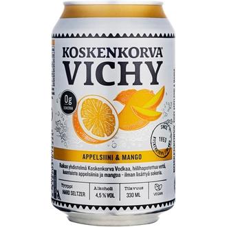 Koskenkorva Vichy Appelsiini Mango 4,5% 33cl