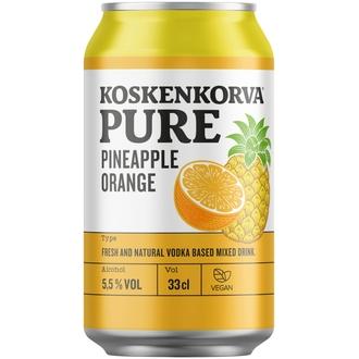 Koskenkorva PURE Pineapple-Orange 5,5% 33cl CAN