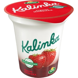 Arla Kalinka 150 g mansikka vähälaktoosinen kerrosjogurtti