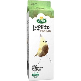 Arla Luonto+ AB 1 kg AB  vanilja laktoositon jogurtti