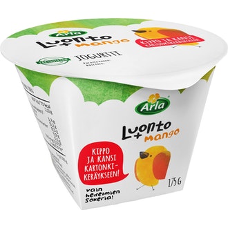 Arla Luonto+ AB laktoositon 175 g mangojogurtti