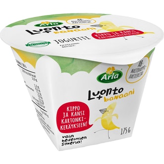 Arla Luonto+ AB laktoositon banaani jogurtti 175g