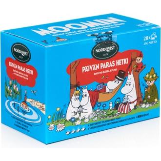 Nordqvist Muumi Päivän paras hetki 20x1,75g musta maustettu pussitee