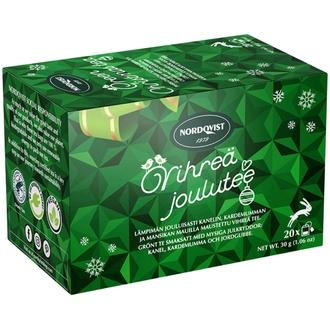 Nordqvist Joulutee vihreä 20 x 1,5 g RFA