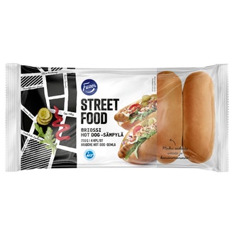 Fazer Street Food Briossi hot dog-sämpylä 4kpl/200g