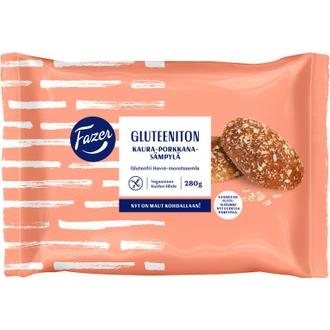 Fazer Gluteeniton Kaura-porkkanasämpylä 4kpl 280g, kypsäpakaste