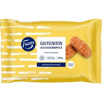 Fazer Gluteeniton Juustosämpylä 3kpl 215g, kypsäpakaste