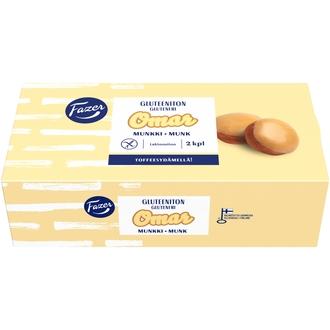Fazer Gluteeniton Omar-munkki 2kpl 230g, kypsäpakaste