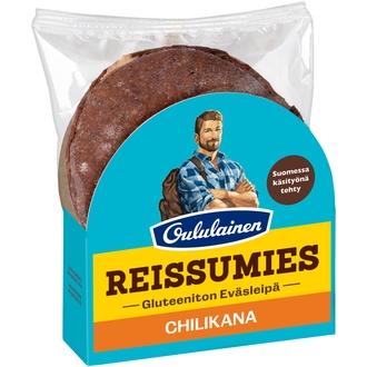 Oululainen Reissumies Gluteeniton Eväsleipä Chilikana 150g